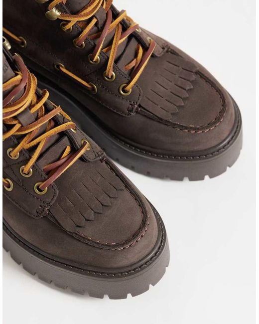Timberland Brown Stone Street Mid Lace Up Boot