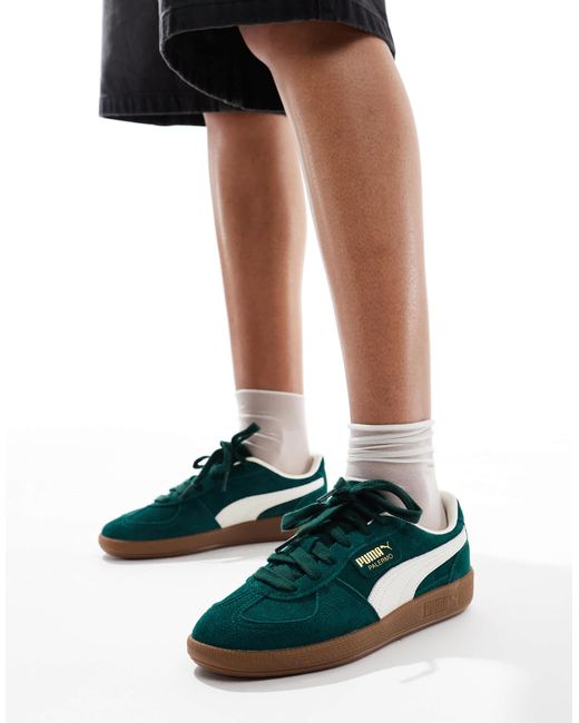 PUMA Green Palermo Trainers