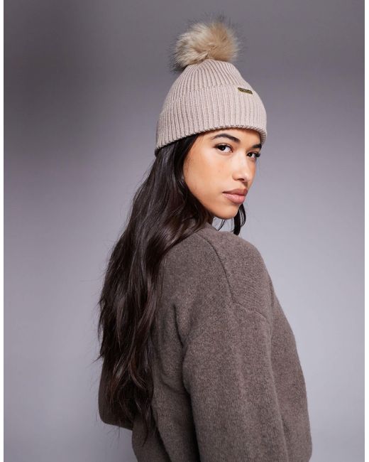 Barbour Gray – mallory – strickmütze