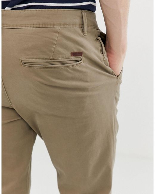 jack & jones intelligence slim fit chino in stretch cotton