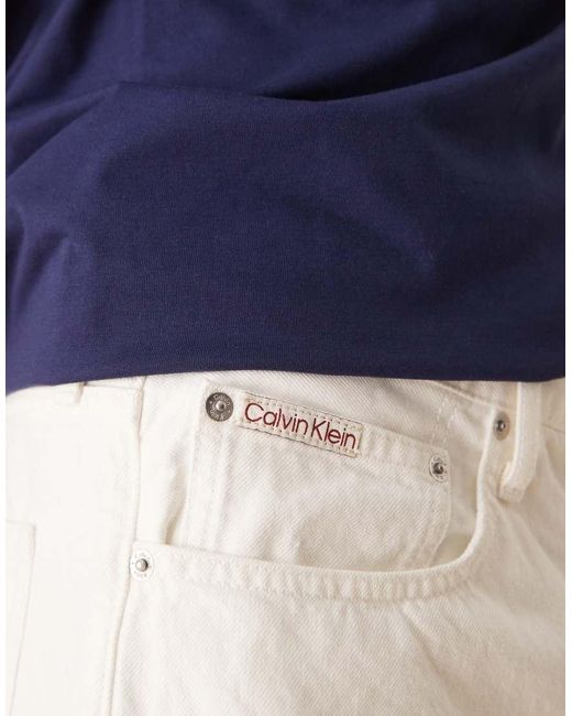 Calvin Klein Blue Relaxed Jorts for men