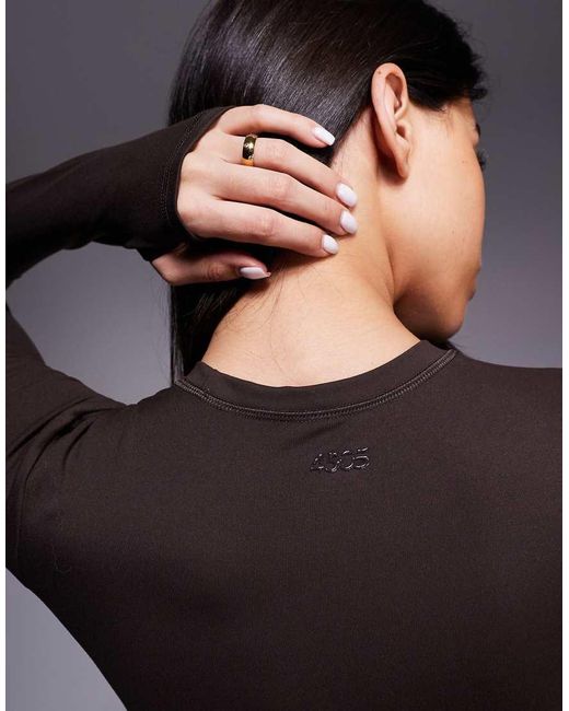 4505 Black Icon Performance Long Sleeve Baby T-shirt