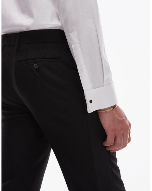 Pantalon Topman pour homme en coloris Black