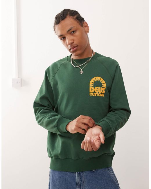 Melodies - sweat-shirt à motif Deus Ex Machina pour homme en coloris Green