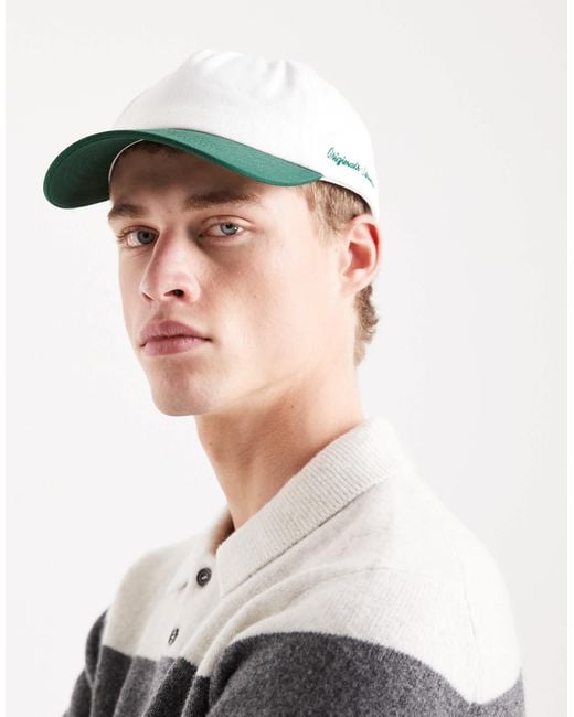 Jack & Jones White Baseball Cap for men