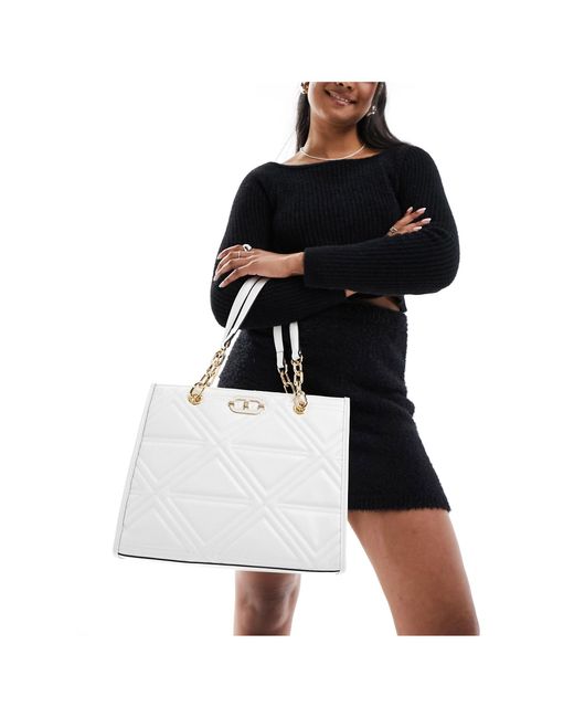 ALDO Ferider Quilted Tote Bag in Black Lyst Australia