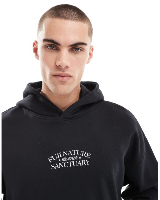 Only & Sons – oversize-kapuzenpullover in Blue für Herren