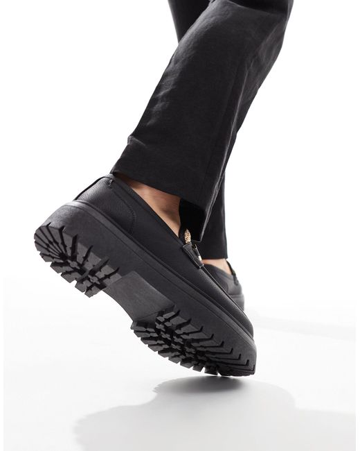 ASOS Black Chunky Loafer for men