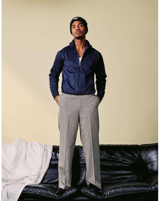 Fred Perry Black Co-ord Track Jacket for men