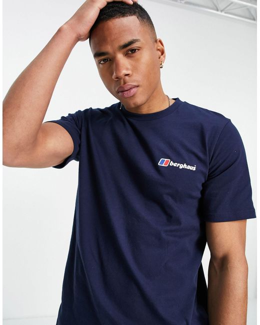 Berghaus Classic Logo T-shirt in Navy 