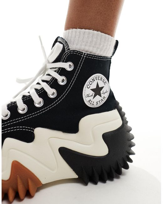 Run star motion - baskets - blanc Converse en coloris Black
