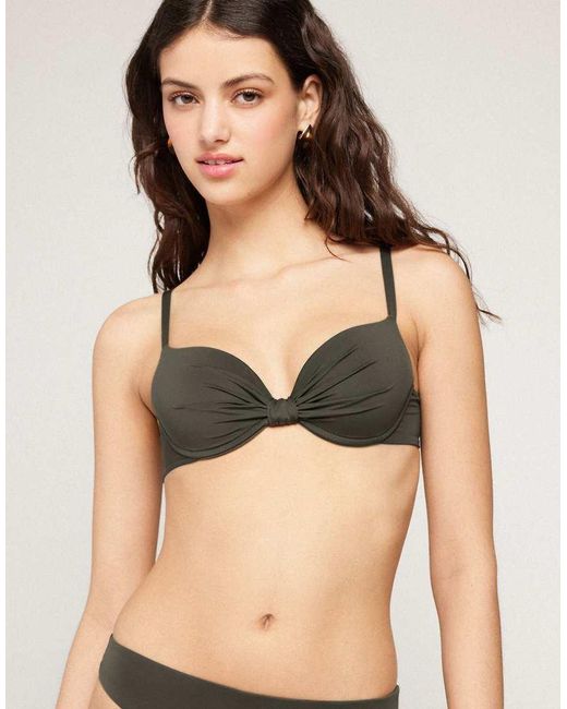 Tezenis Black Timeless Look Bikini Top