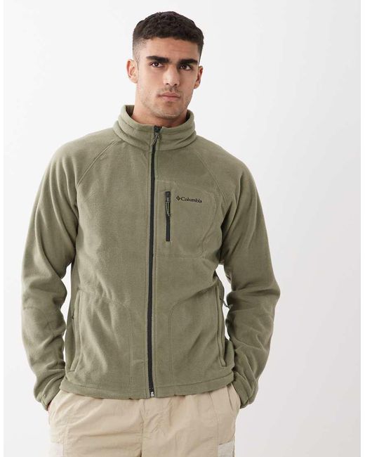 Columbia Green Fast Trek Ii Full Zip Fleece for men