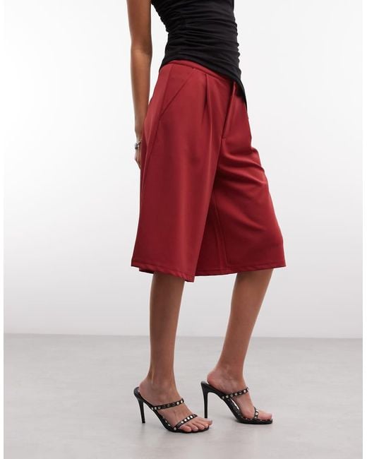 ASOS Slinky Twill Tailored Bermuda Short