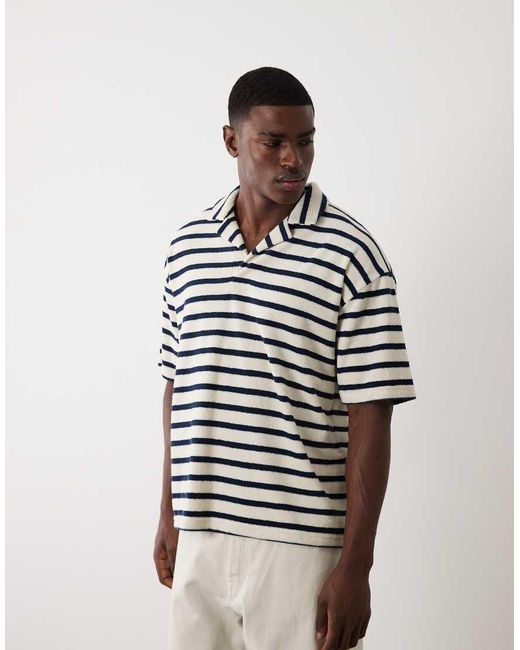ASOS Multicolor Heavyweight Oversized Polo for men