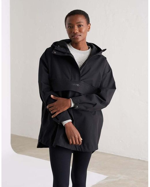 Anorak Extragrande Impermeable Aim'n de color Black