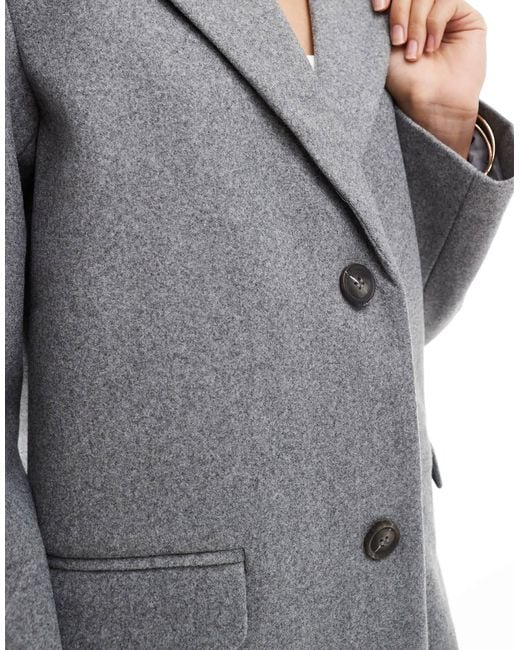 Vila White Longline Formal Coat
