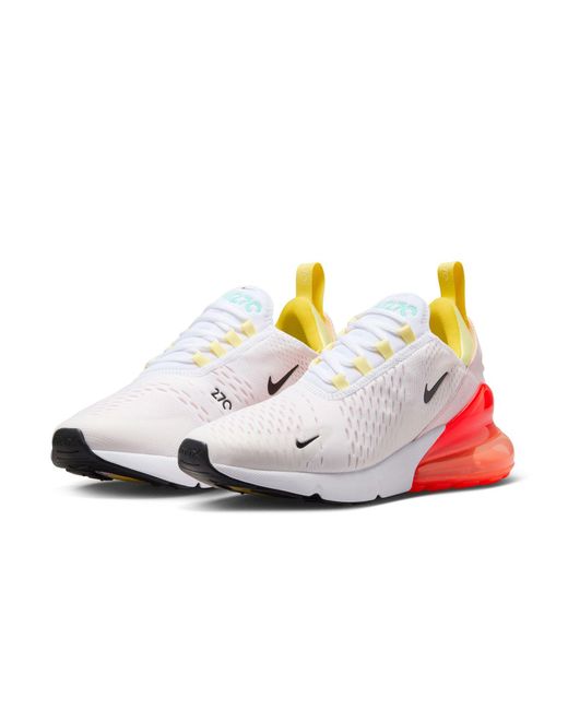 Nike White Air Max 270 Sneakers