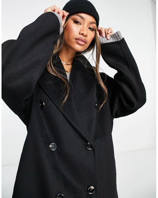 Manteau long habillé Mango en coloris Blue