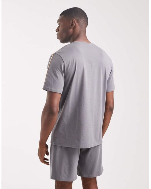 Boss Purple Co-Ord Unique Lounge T-Shirt for men
