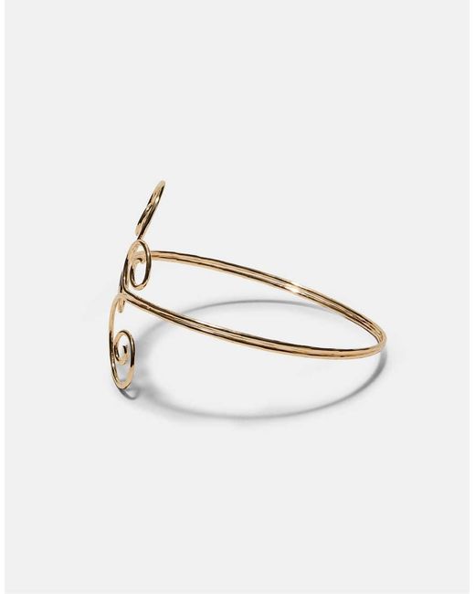 Stradivarius Yellow Spiral Cuff