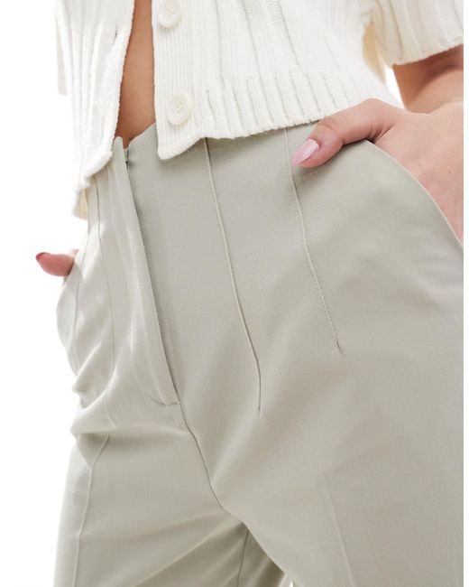 Miss Selfridge Natural – basic-zigarettenhose