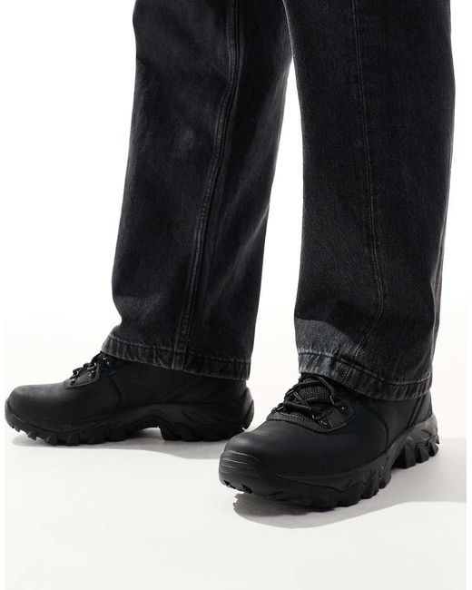 Columbia Black Newton Ridge Plus Ii Waterproof Hike Boots for men