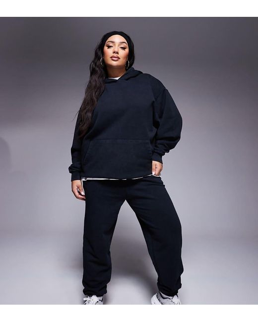 Joggers Deportivos Negros Lavado De Tejido Grueso De Secado Rápido De Curve 4505 de color Blue