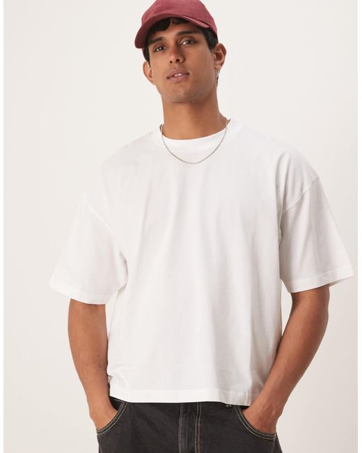 T-shirt coupe carrée oversize à imprimé serpent ASOS pour homme en coloris Natural