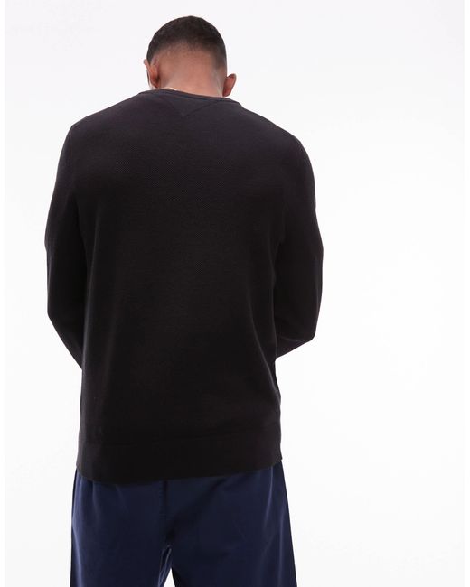 Tommy Hilfiger Blue Essential Structure Jumper for men