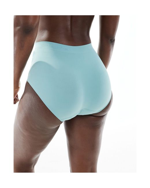 Female engineering - culotte menstruelle à taille haute en microfibre ultra absorbante Lindex en coloris Blue