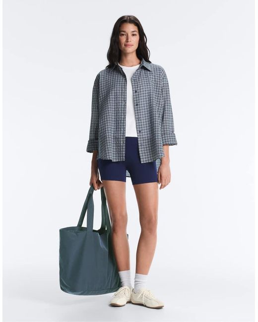 Oysho Blue Long Sleeve Shirt