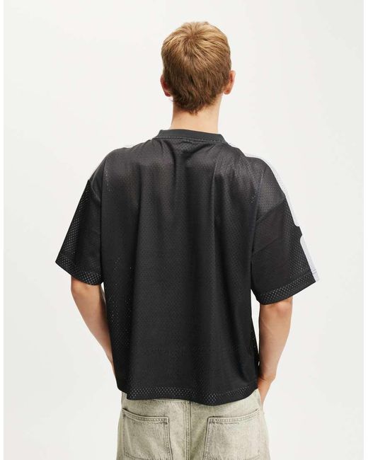 Cotton On Black Cotton On Football Jersey for men