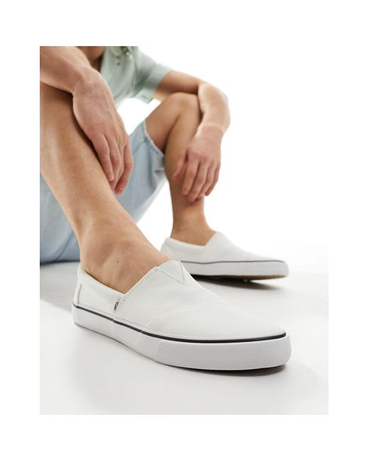 Alpargata fenix - sneakers senza lacci bianche di TOMS in White da Uomo