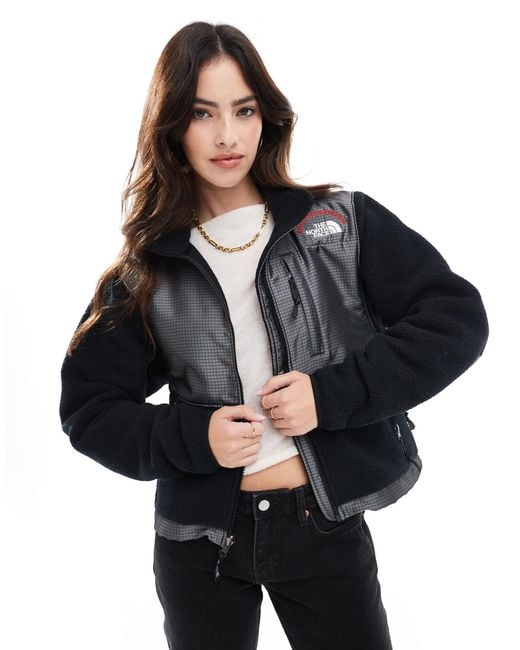 The North Face Black – retro denali – schwere polarfleece-jacke
