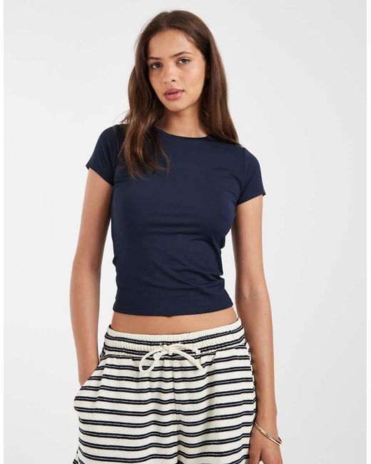 Hollister Blue Seamless Baby Tee
