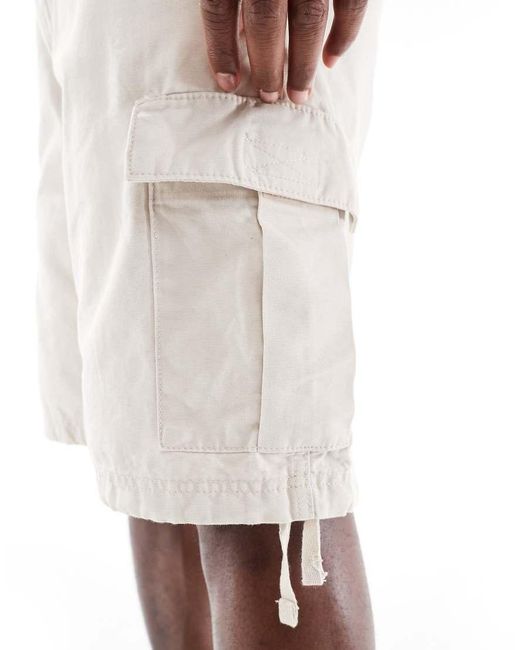 Jack & Jones Cargoshort in het White voor heren