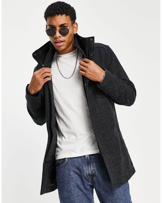 Ripley - ABRIGO RIVER ISLAND CRUZADO CON BOTONES