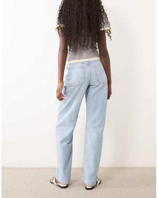 Cotton On Blue 91 Straight Leg Jeans