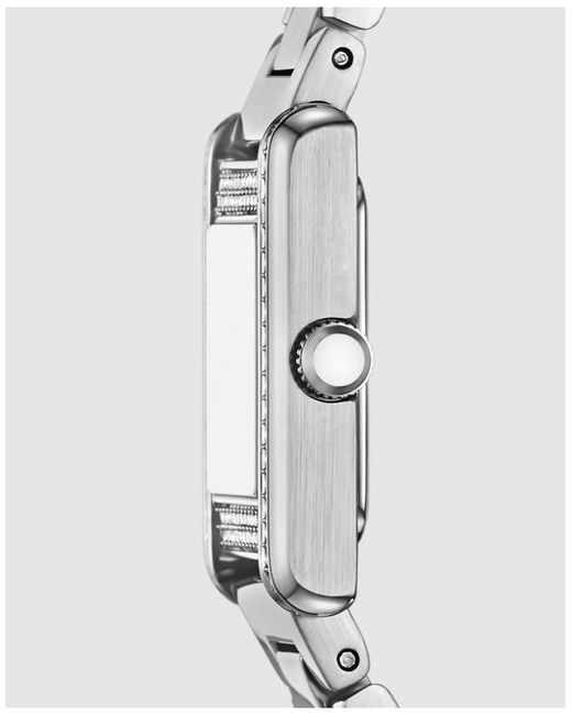 Emporio Armani White Two-Hand Stainless Steel Watch, Ar11794