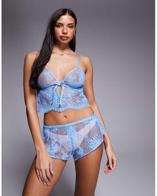 Ann Summers Blue Availing Cami Set