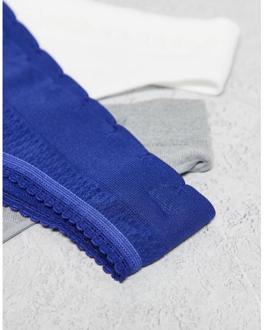 Cotton On Blue – 3er-pack nahtlose tangas