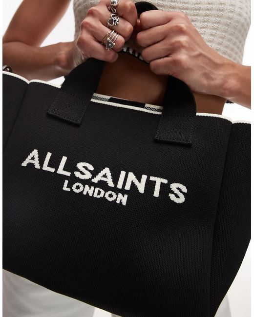 AllSaints Black – izzy – kleine tragetasche