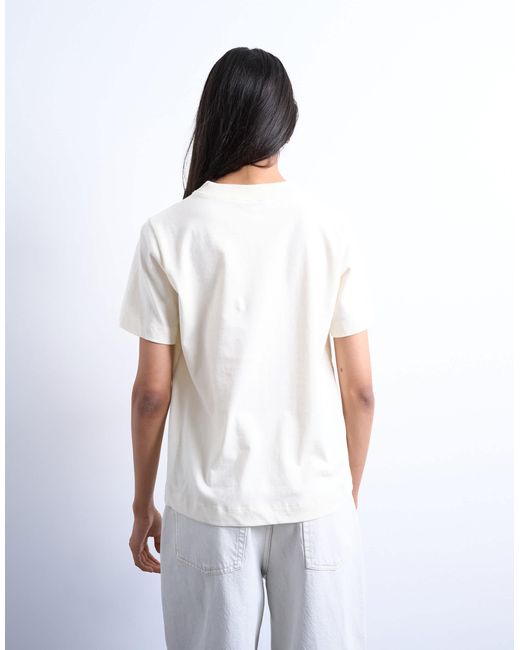 TOPSHOP White Boxy Tee