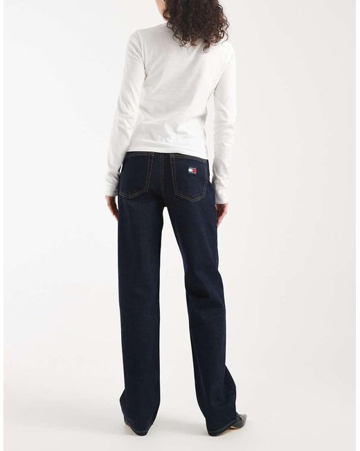 Tommy Hilfiger Blue Layla High Rise Slim Straight Fit Jeans