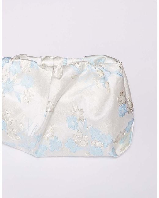 ASOS Gray Soft Clutch Bag