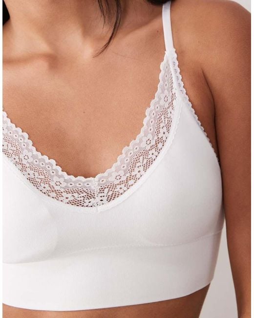 Cotton On Brown 2 Pack Seamless Lace Longline Bralette