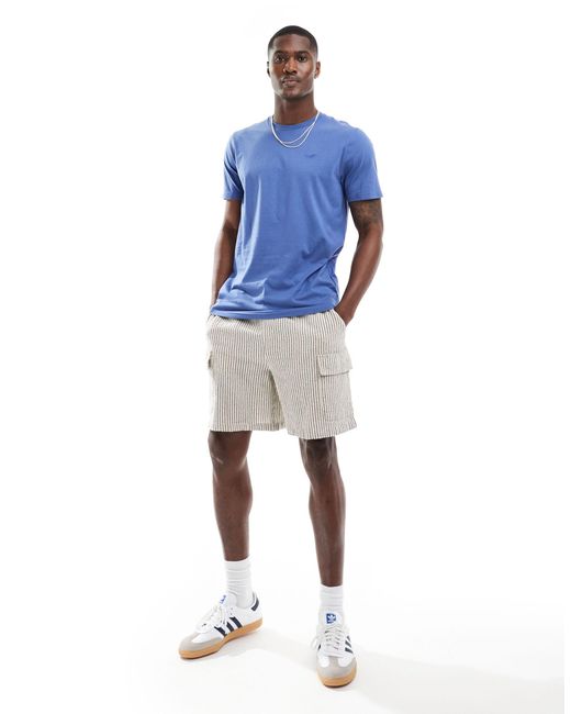 T-shirt à logo emblématique - moyen Hollister pour homme en coloris Blue
