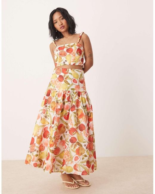Forever New Pink Midaxi Skirt