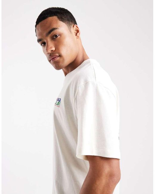 Jack & Jones Oversized T-Shirt Met Golfprint in het Gray voor heren